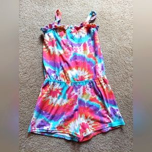The Childress Place tie-dye one piece romper size L 10/12